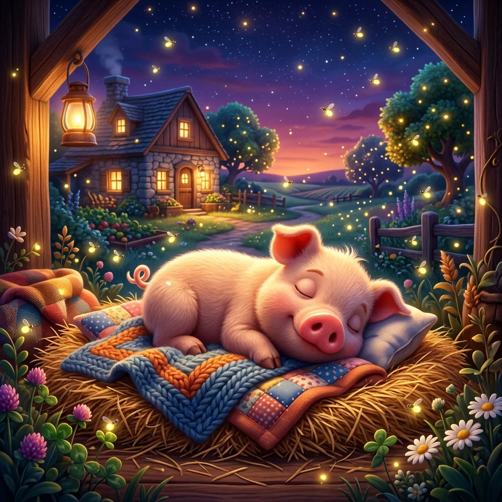 Le petit cochon serviable