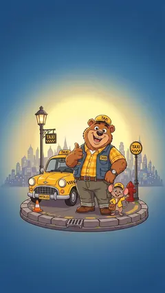 Barnaby Bär & das gelbe Taxi