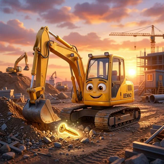 Excavator Benno Helps